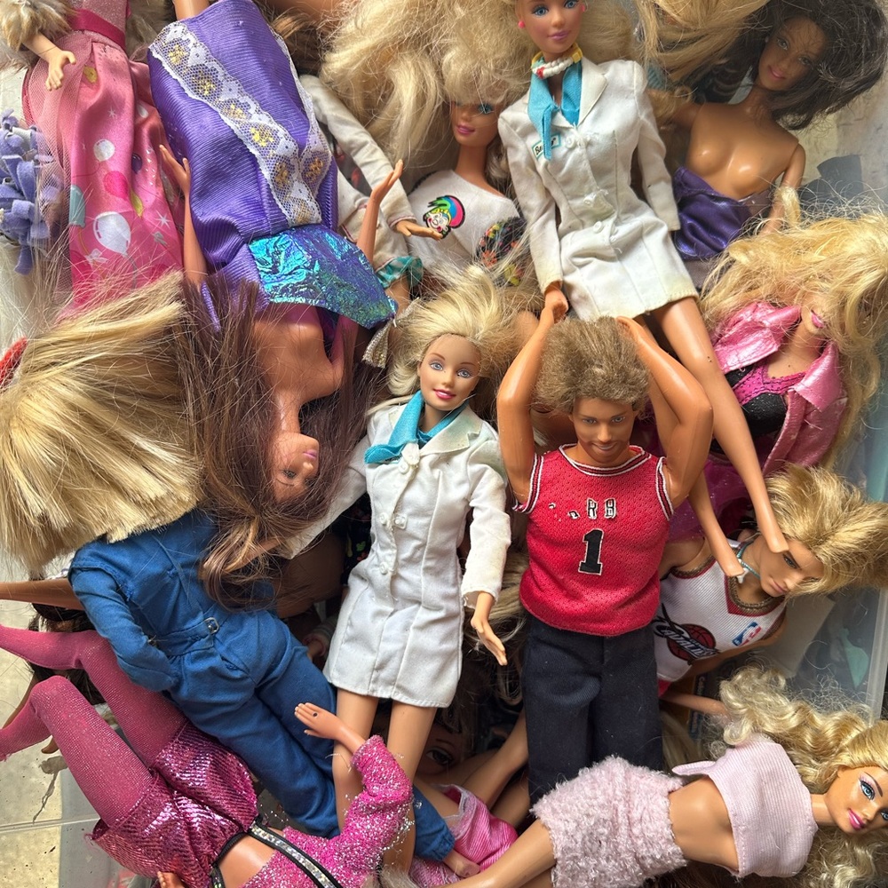 cute Original Barbie semi new in good condition, only $14.00 each